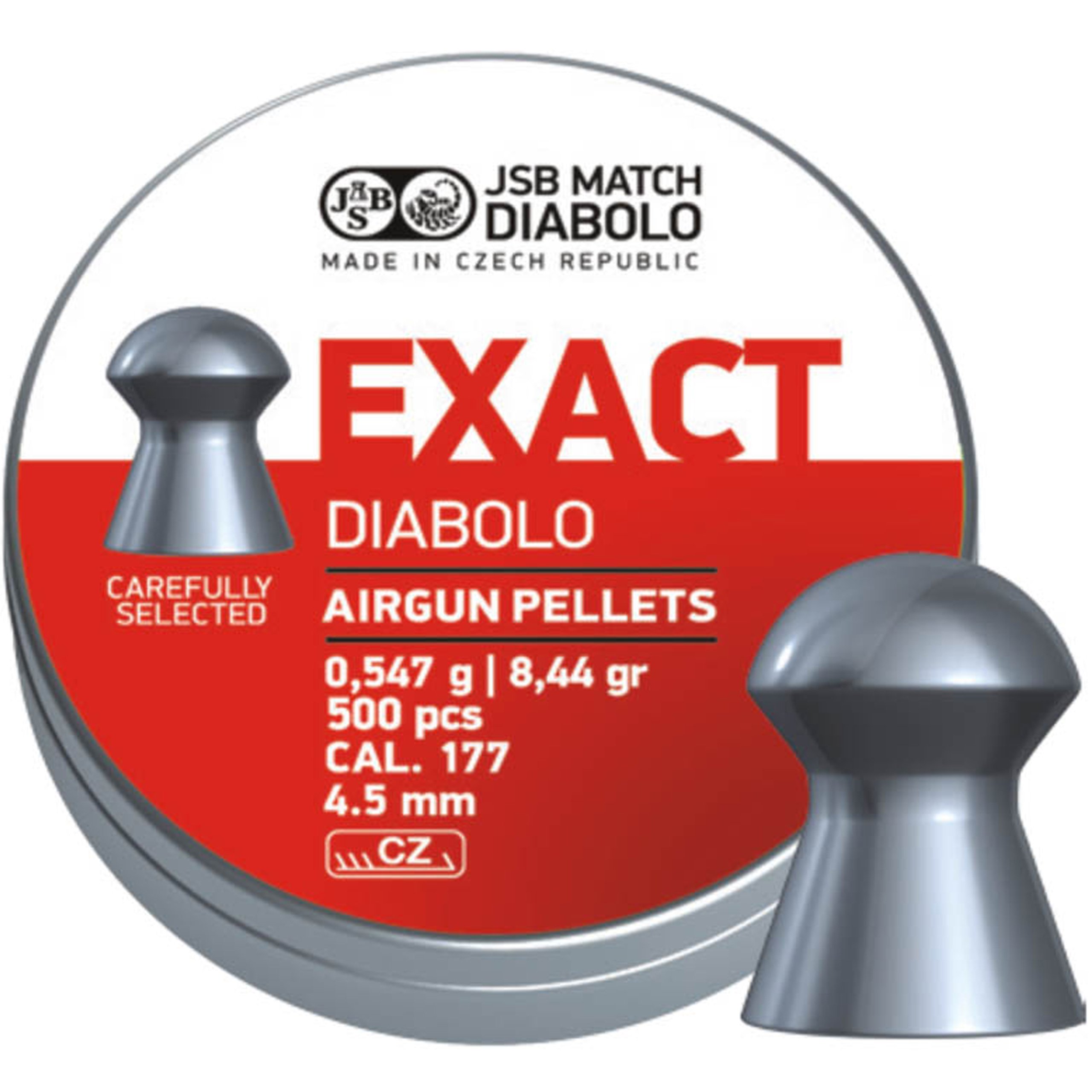 

Śrut Diabolo Jsb Exact 4,5mm 4,52 precyzyjny celny