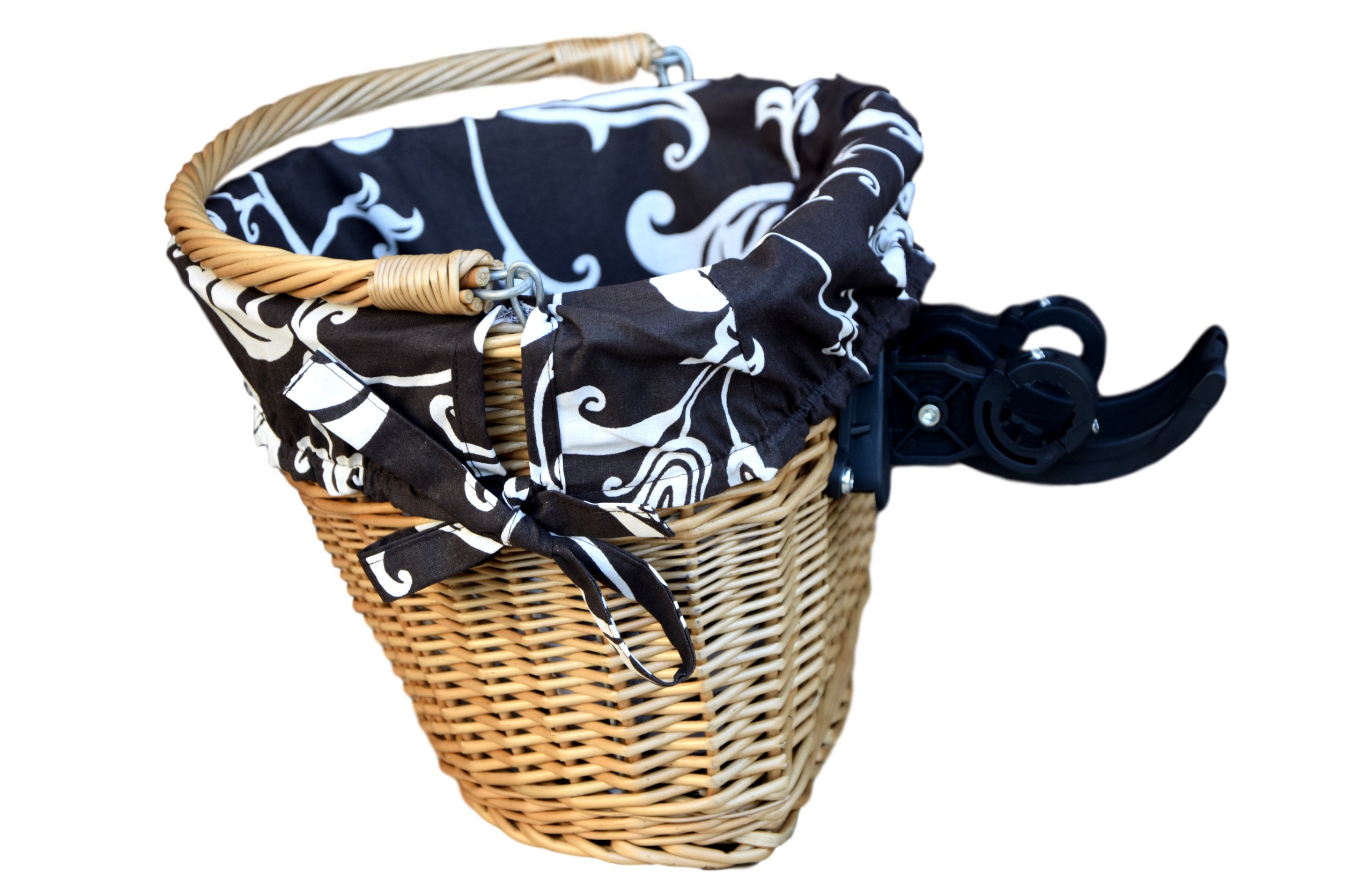 Koszyk wiklinowy na Rowerowy click wkład 16 kol