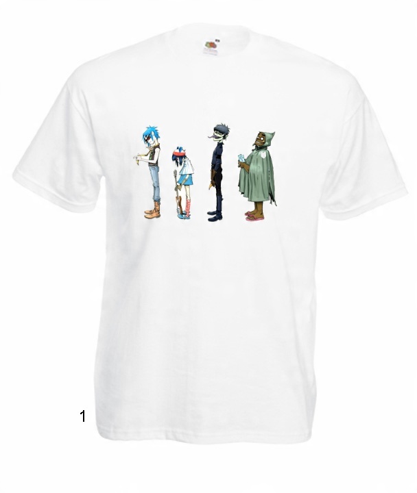 

Koszulki Gorillaz Damon Albarn Jamie Hewlett