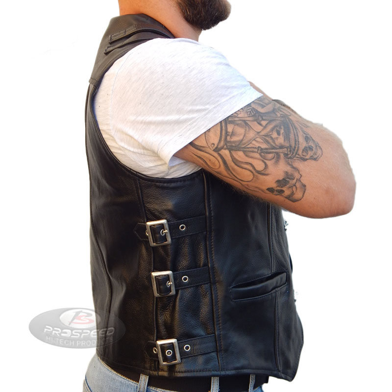 KAMIZELKA MOTOCYKLOWA SKÓRZANA PROSPEED S Waga produktu z opakowaniem jednostkowym 1 kg