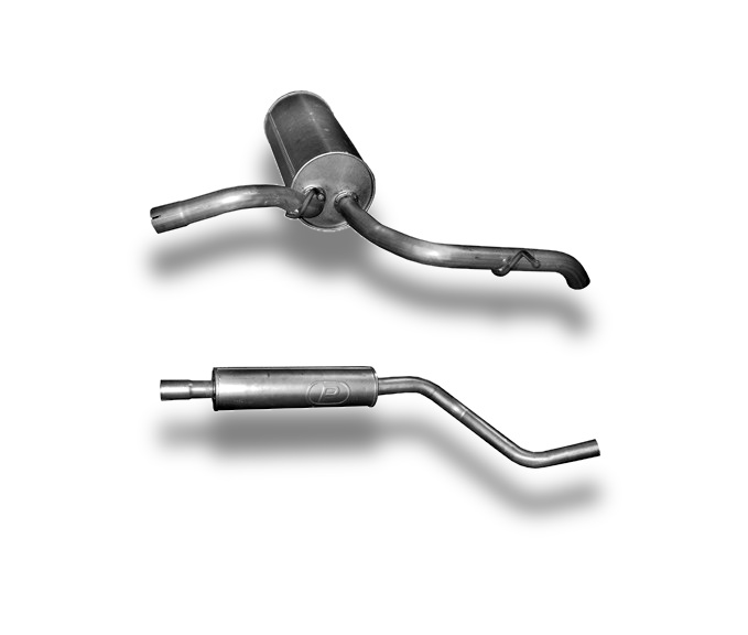 AUDI A2 1.4-16V 75km Глушники комплект.