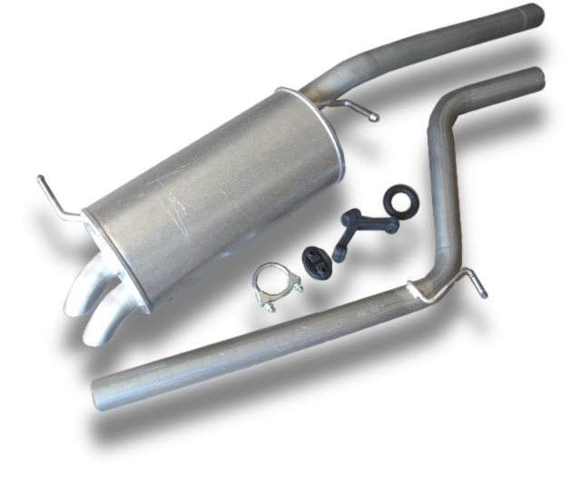 VW CADDY III 1.9 TDI глушник + комплект труб.+ халявка