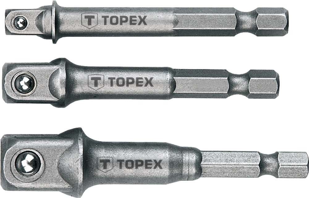 Квадрат 3 8. Набор переходников торцевых головок (38d151;3шт;Topex;1/4"), ,. Переходник для бит 1/4 квадрат шестигранник. Переходники Topex 38d151. Адаптеры переходные для торцевых головок 27710-н4.