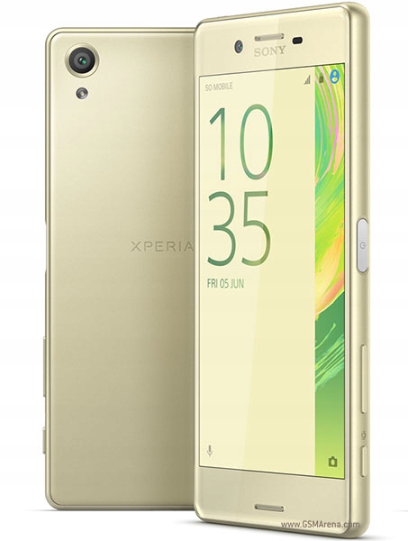 Телефон SONY XPERIA X F5121 злотый фронтальная камера разрешение 13 Mpx