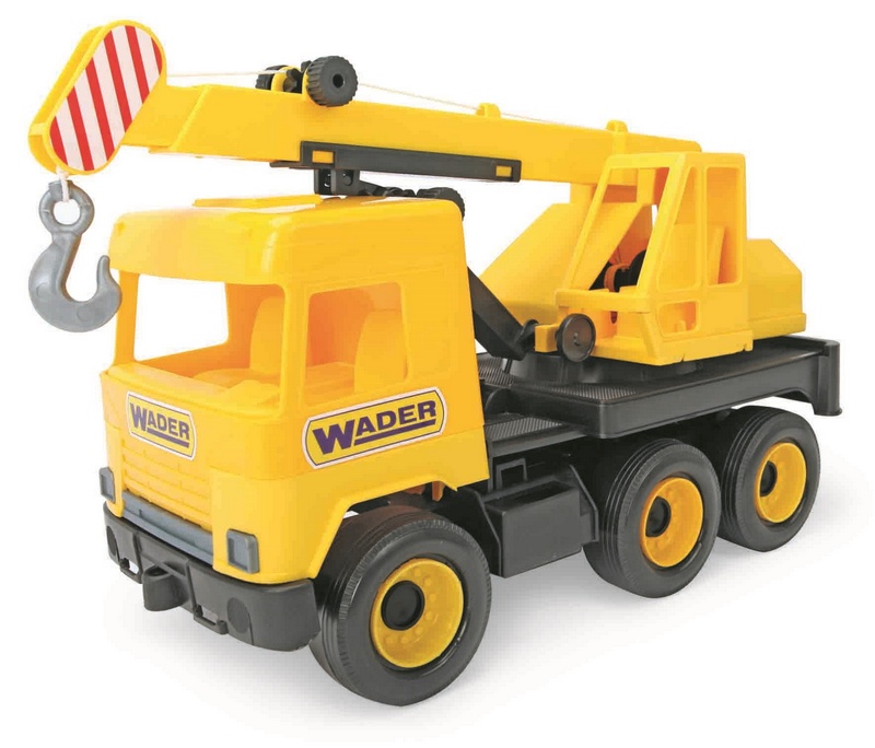 

Middle Truck Dźwig Żółty 43cm Wader 32122