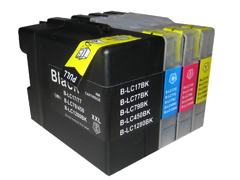 

4 x Brother LC1280 XL MFC-J6571DW J6710DW J6910DW
