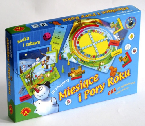 POZNAJEMY MIESIĄCE I PORY ROKU* DLA PRZEDSZKOLAKA Wydawca Adamigo