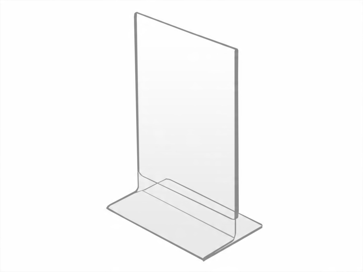

Stojak Na Menu Ulotki Dwustronny Plexi A4 Pionowy