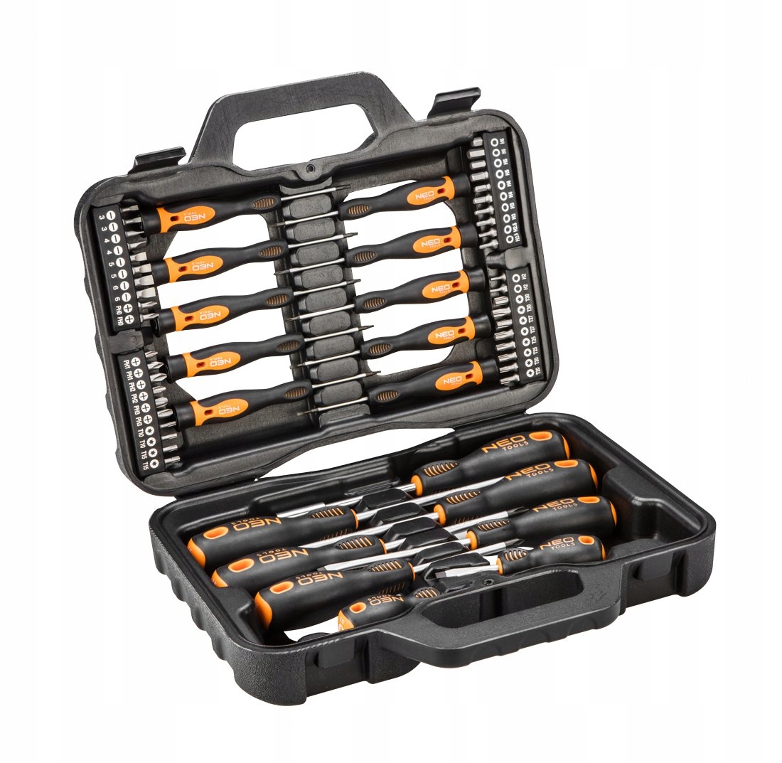 

Neo Tools Zestaw Wkrętaków I Końcówek 58szt.04-211