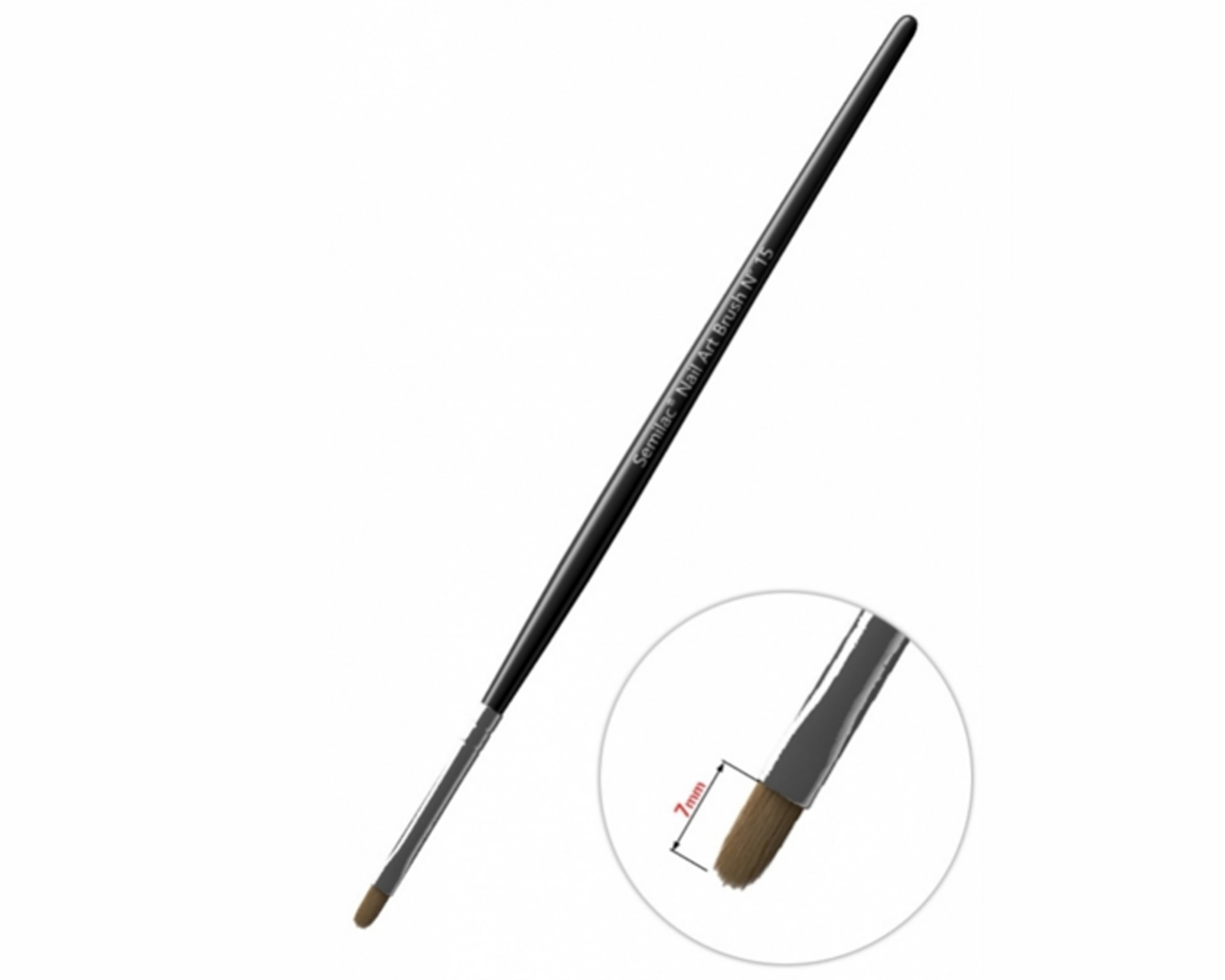 

Semilac Nail Art Brush N 15 Pędzelek Do Zdobień