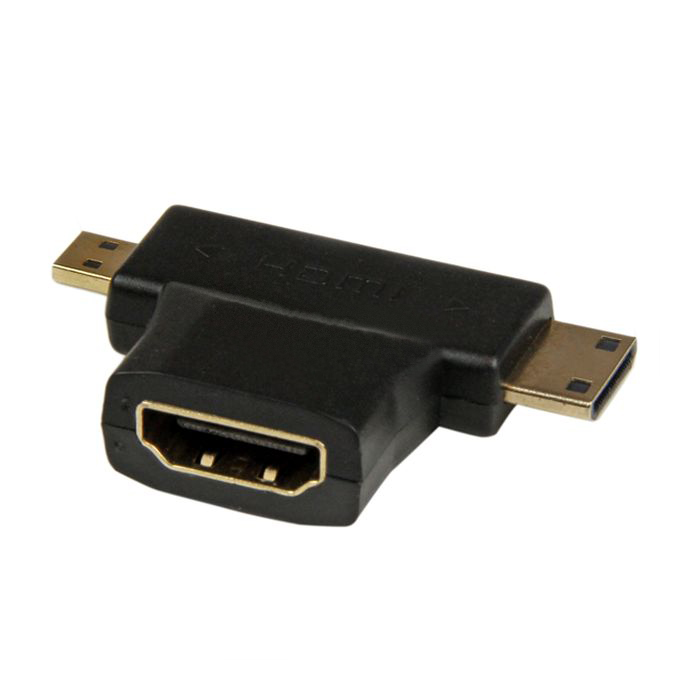 

Adapter Przejściówka 2w1 Hdmi MicroHDMI MiniHDMI