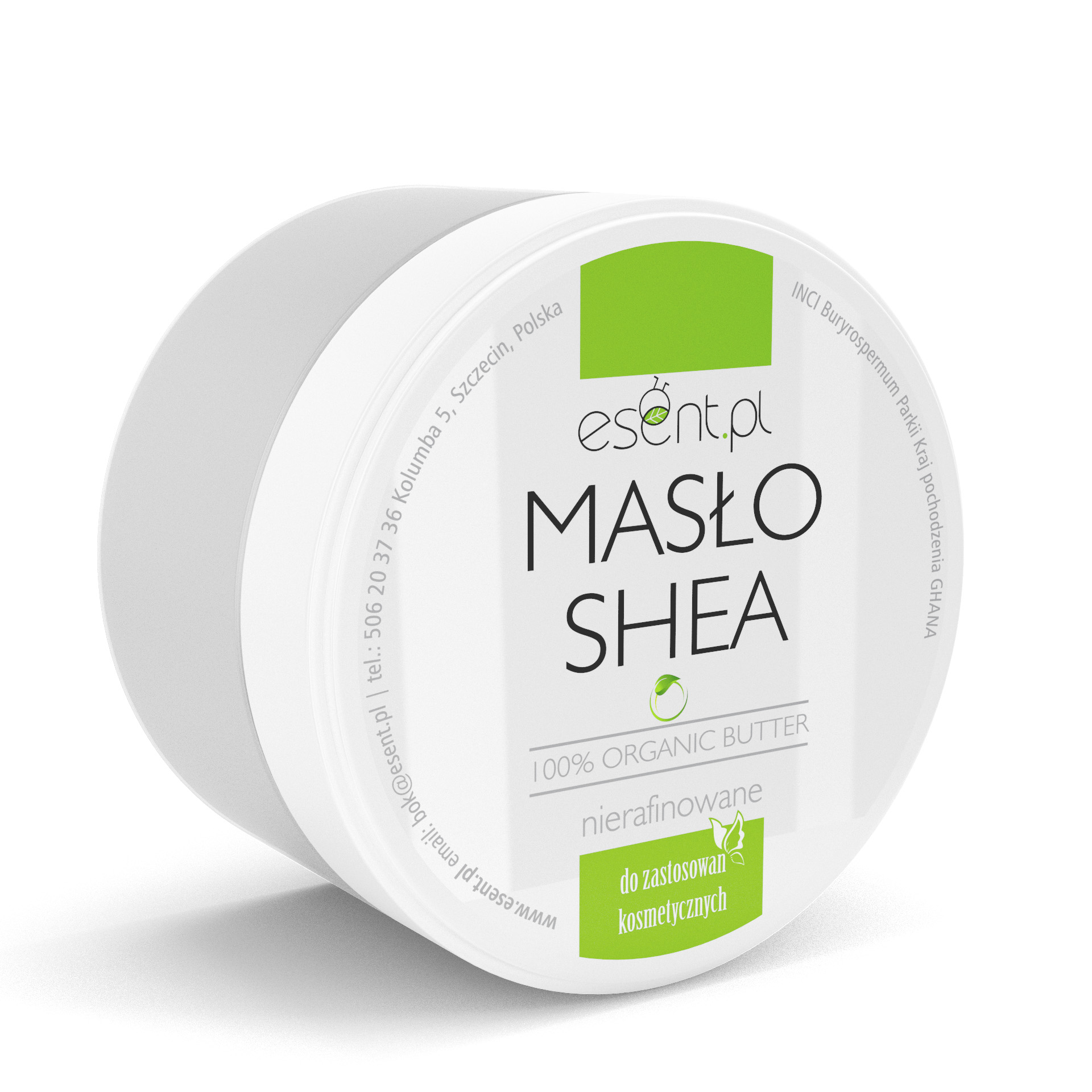 

Karite masło Shea nierafinowane, Cp 200 ml .