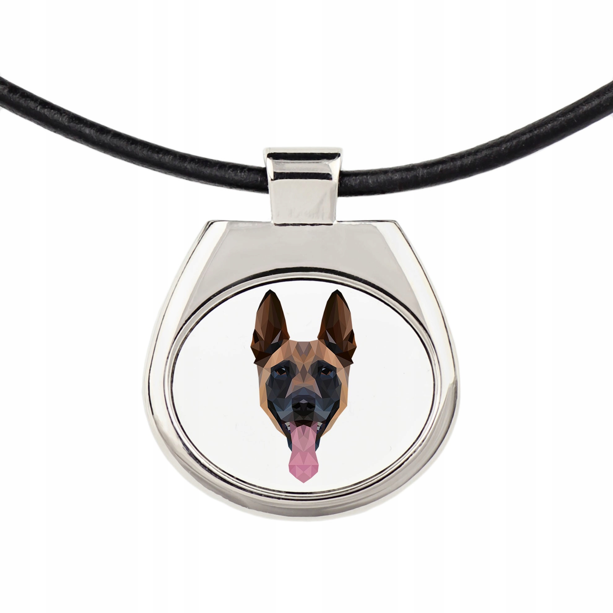 

Malinois Naszyjnik Zawieszka Pies geometryczny