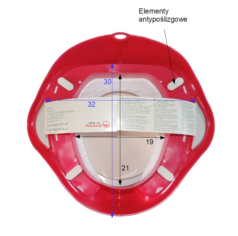 NAKŁADKA MIĘKKA NA SEDES DO TOALETY WC SEDESOWA Wysokość produktu 11.5 cm