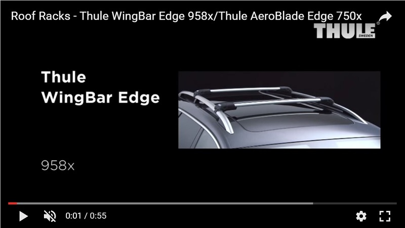 Thule WingBar EDGE 9581 9582 9583 9584 9585 reling za 1549 z z