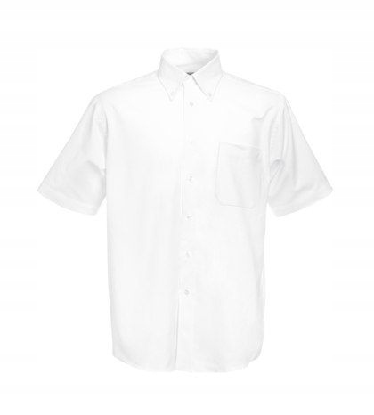 

Men Oxford Short Sleeve Shirt White XXL