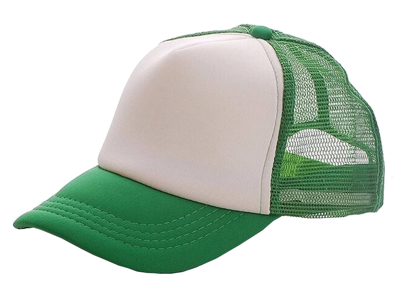

Klasyczna Czapka Z Daszkiem Siatka Trucker Zielona