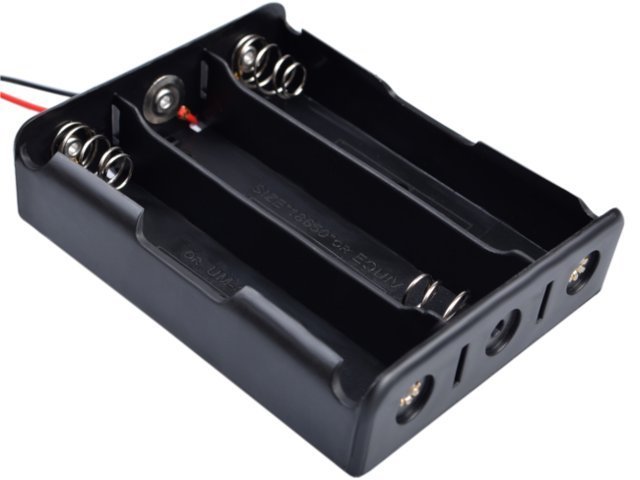 

Koszyk na 3 baterie ogniwo akumulator 18650 3,7V
