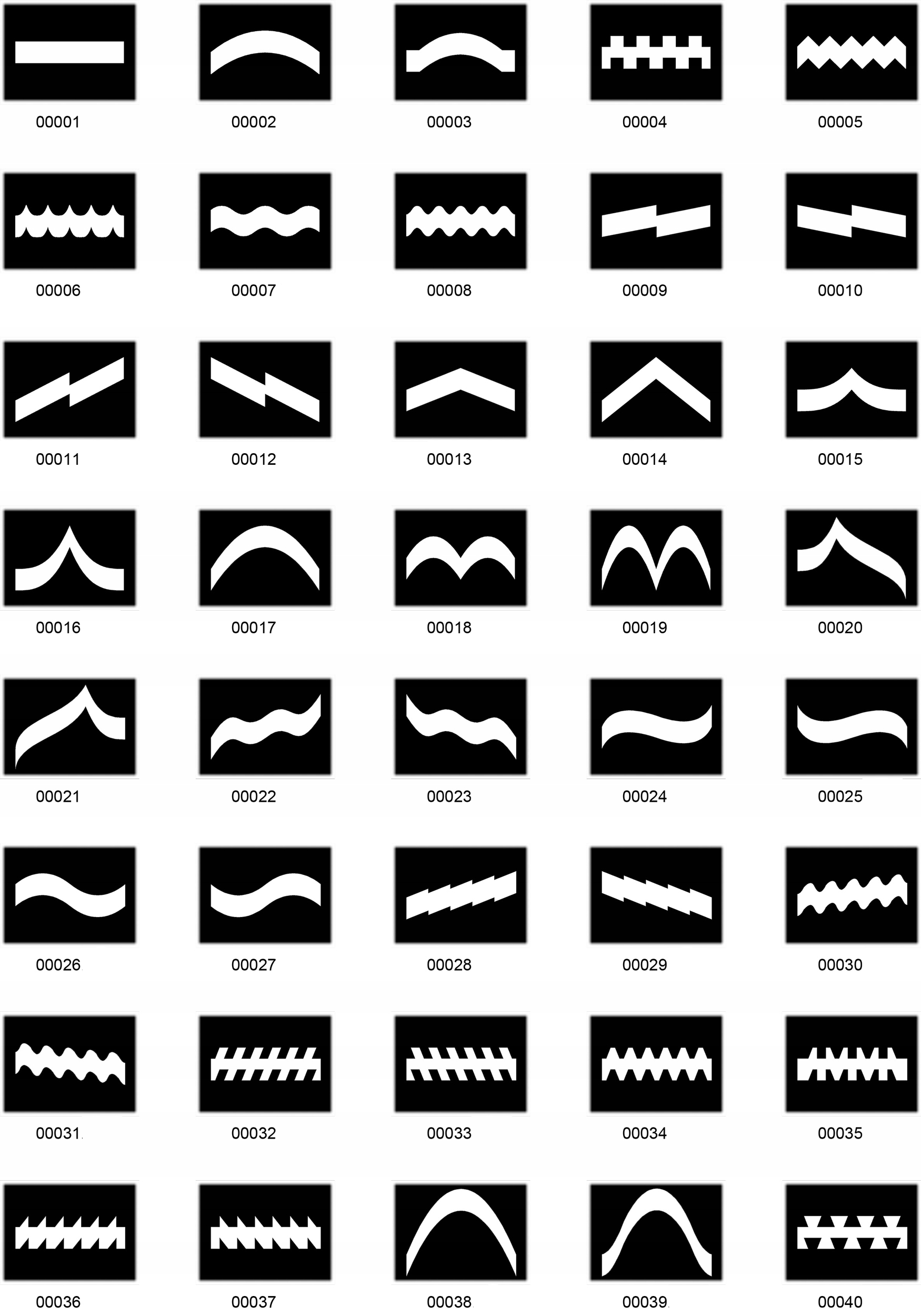 SEA - Paski french SZABLONY francuski manicure 35 Marka inna marka