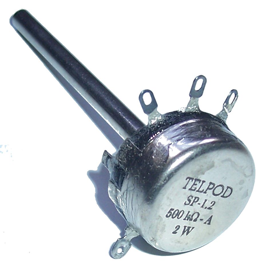 

Potencjometr Telpod SP-1.2 500k A 2W oś 80mm