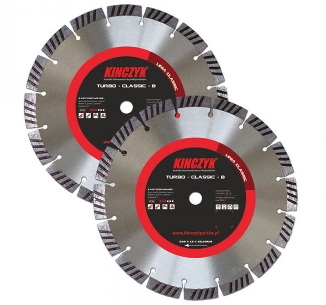 

Kińczyk Tarcza Diamentowa Turbo B 300mm Beton