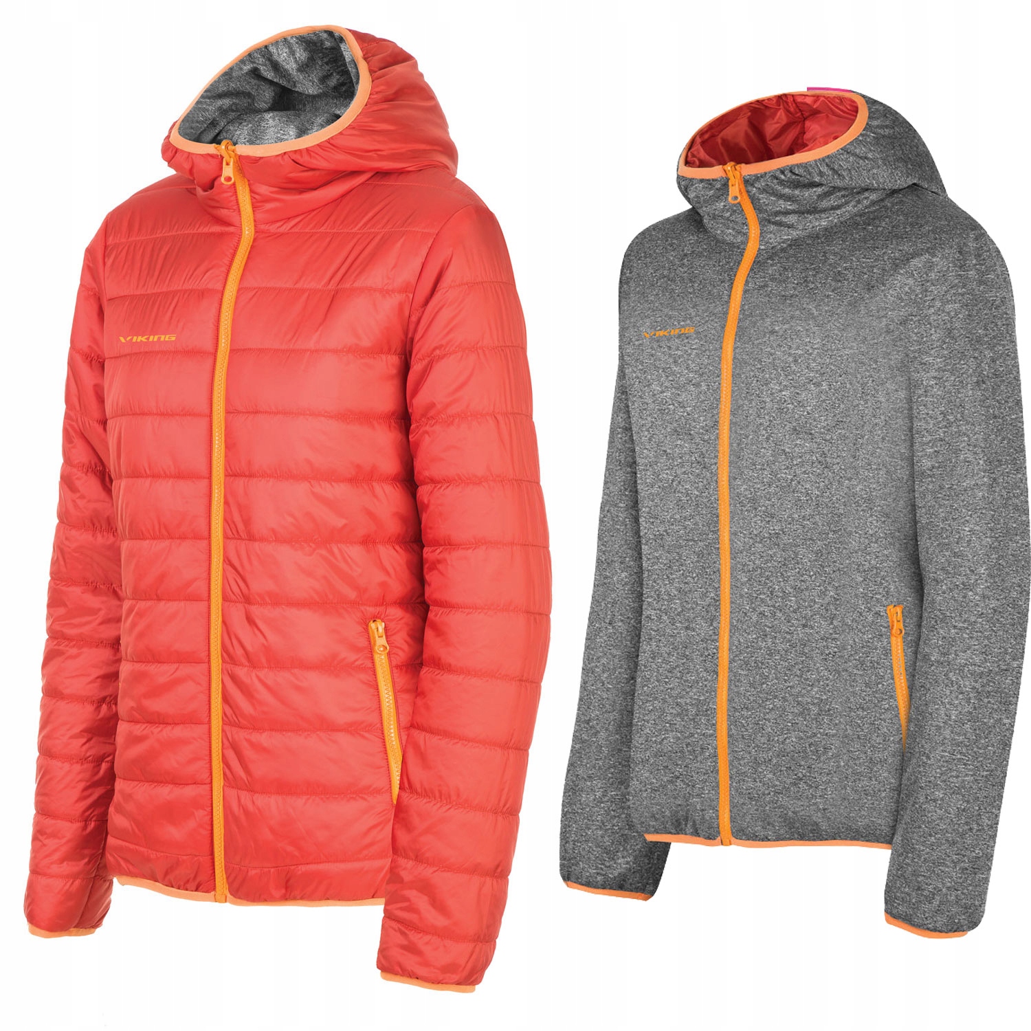 Kurtka trekkingowa dwustronna ciepła damska Viking Cameron r. S