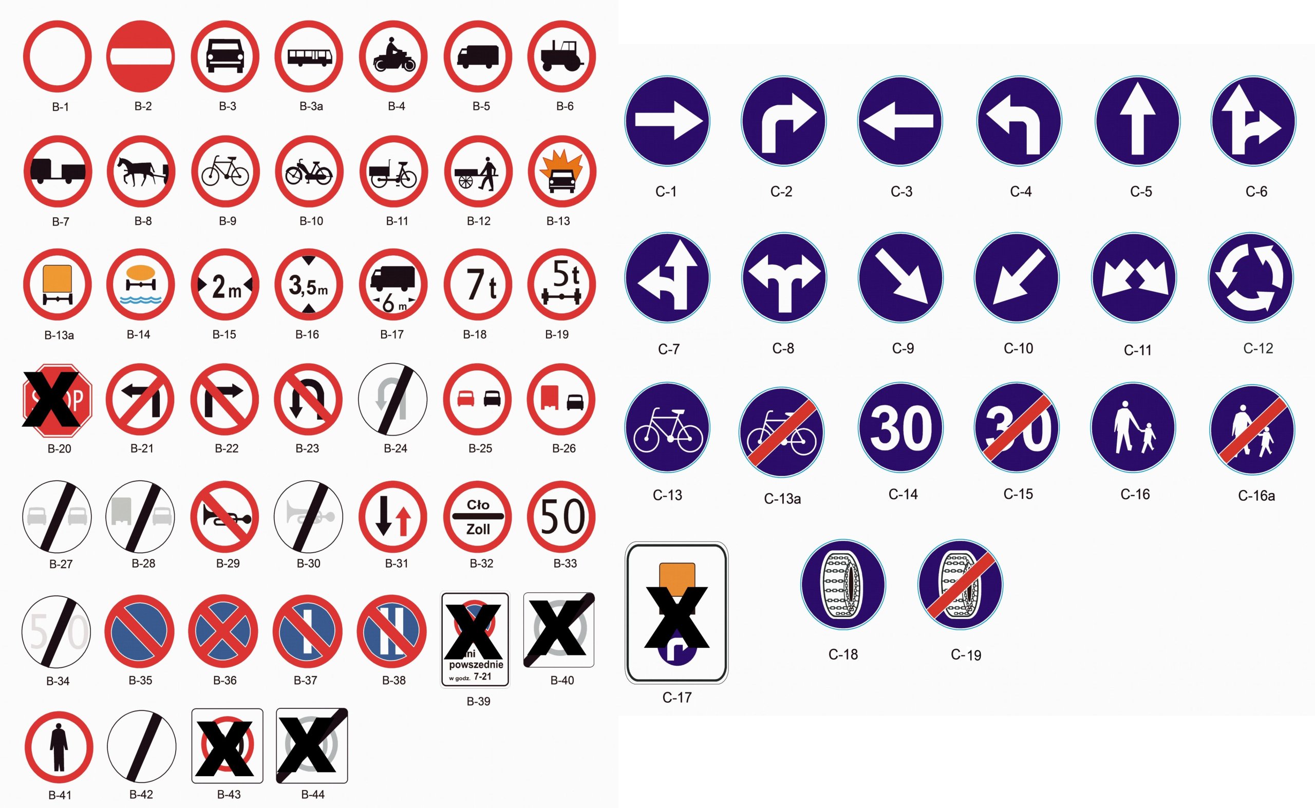 Znaki Nakazu I Zakazu Test ZNAKI DROGOWE B,C 600 zakazu nakazu Znak drogowy (Znaki) • Cena, Opinie