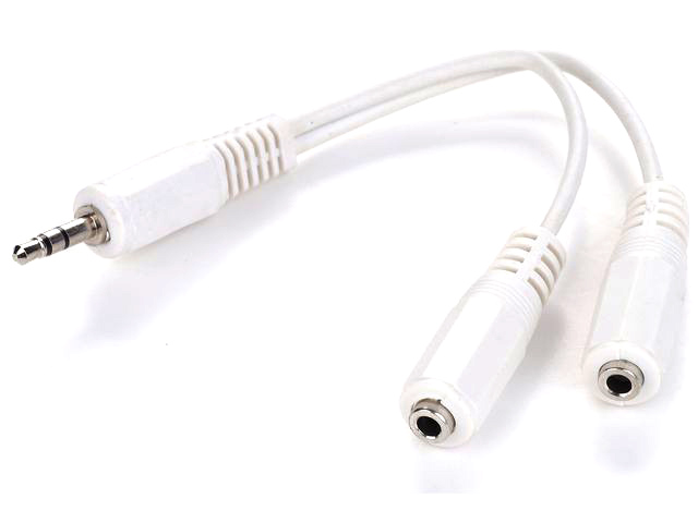 

Gm Rozdzielacz Mini Jack M-2xF Kabel Adapter 3,5mm