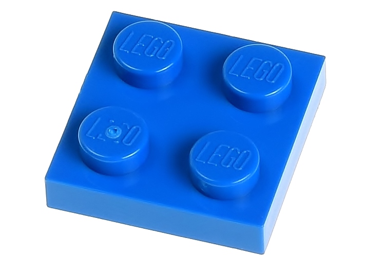 

Lego Płytka zwykła 2x2 3022 niebieska - 2 szt.