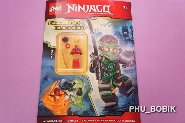 LEGO NINJAGO KSIĄŻKA + KLOCKI ŁAMIGŁÓWKI ZAGADKI Gatunek Książki z dodatkami