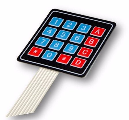 

Klawiatura membranowa 4 x 4 samoprzylepna Arduino
