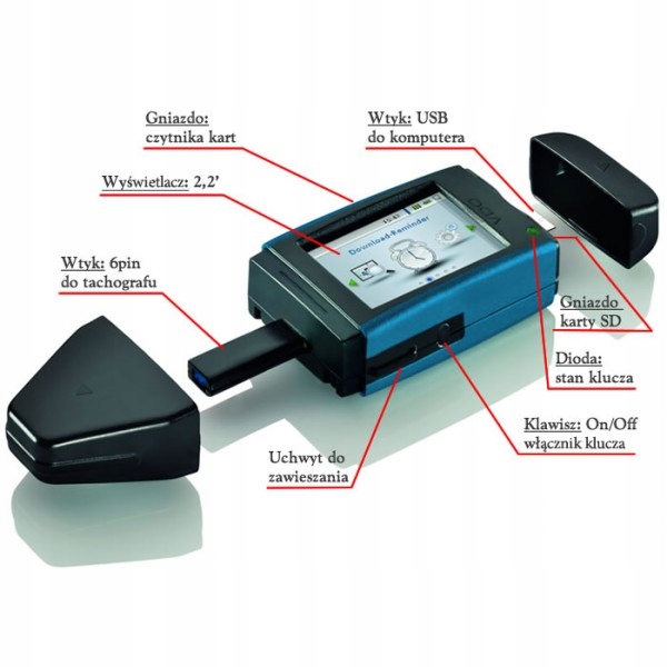 СЧИТЫВАТЕЛЬ КАРТ И ЦИФРОВЫХ ТАХОГРАФОВ VDO DLK PRO