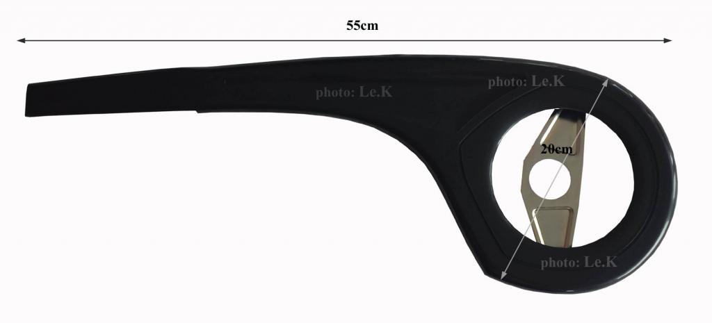 ЗАЩИТА ЦЕПИ/ШАТУНЫ SRAM - NEXUS черная +ручка