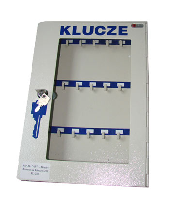 Kaseta skrytka Szafka na klucze z szybą KL-21S