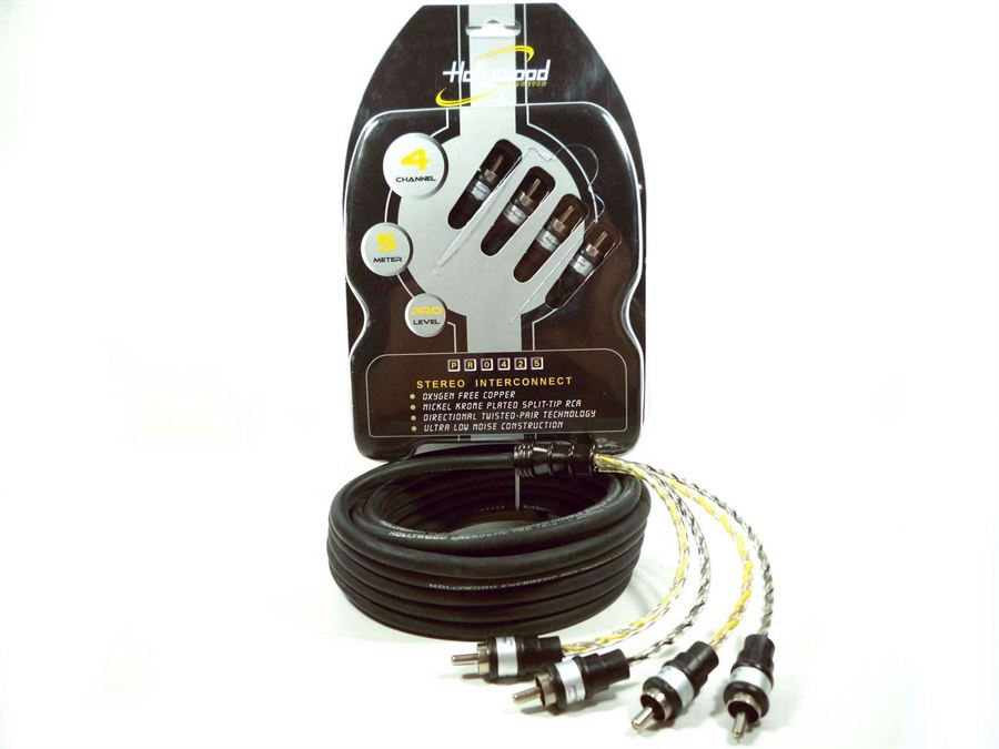 

Kable Hollywood PRO-425 Sygnalowe 5m Rca Mława