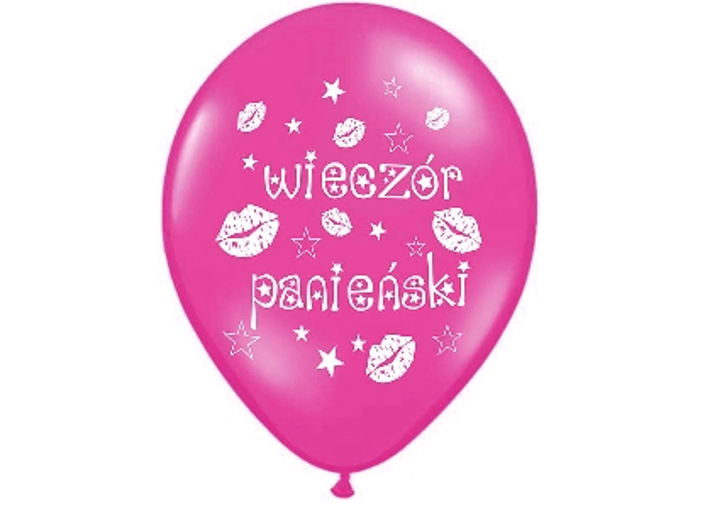 

Balon na Wieczór Panieński - różowy Usta, Całuski