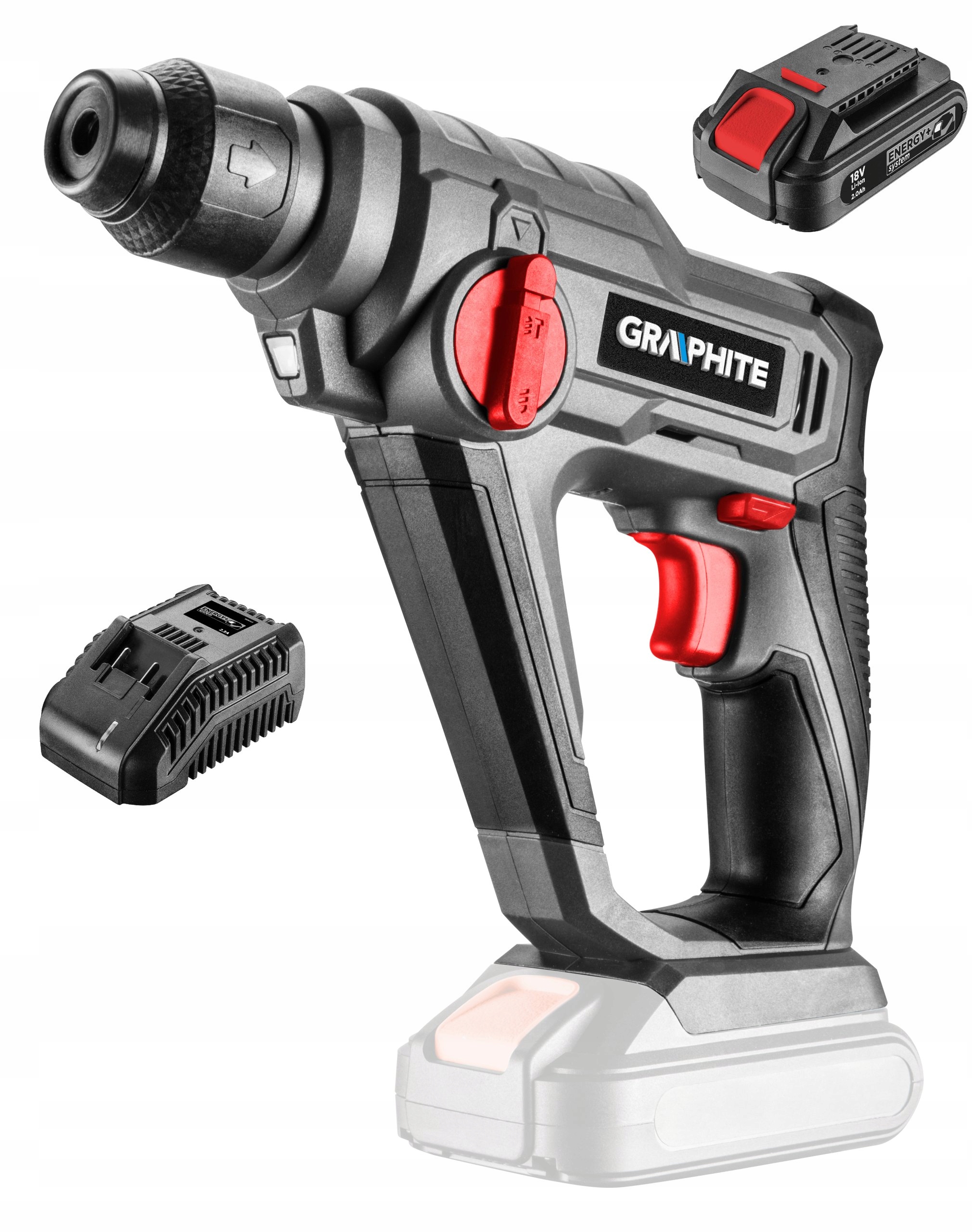 

Graphite Młotowiertarka Sds 18V Aku 58G009 2Ah