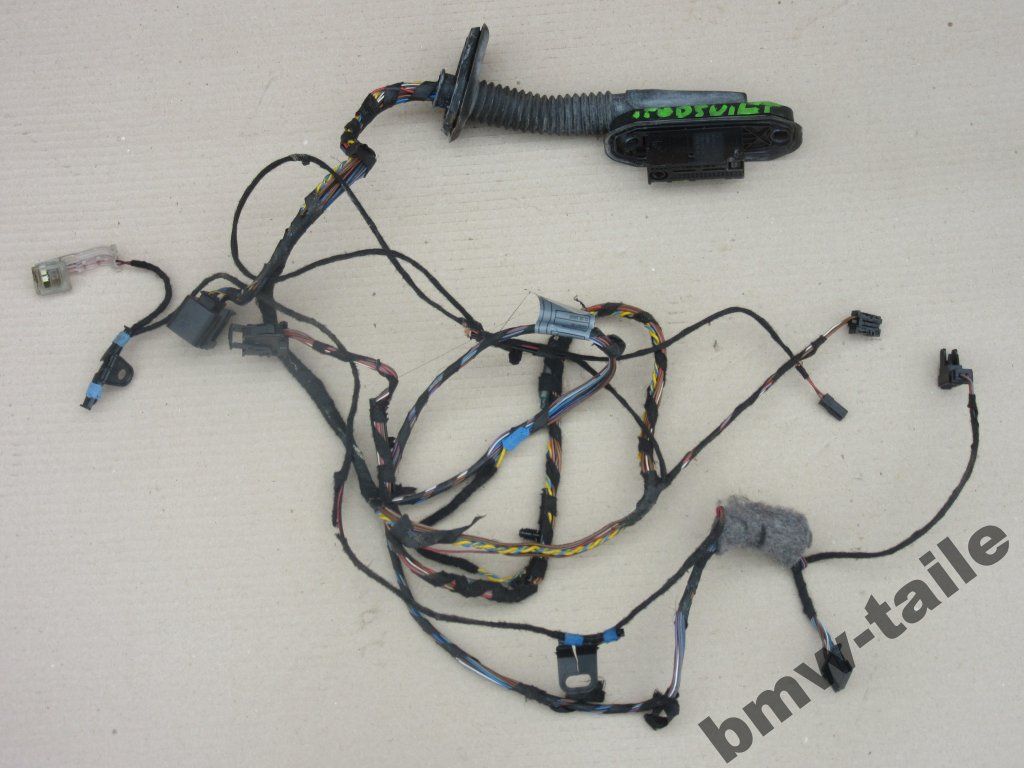 BMW E70 X5 WIRING HARNESS дверь левый передний иллюминатор.