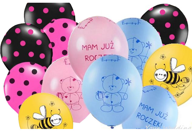 

balony na Narodziny Mam 1 Roczek Urodziny Chrzest