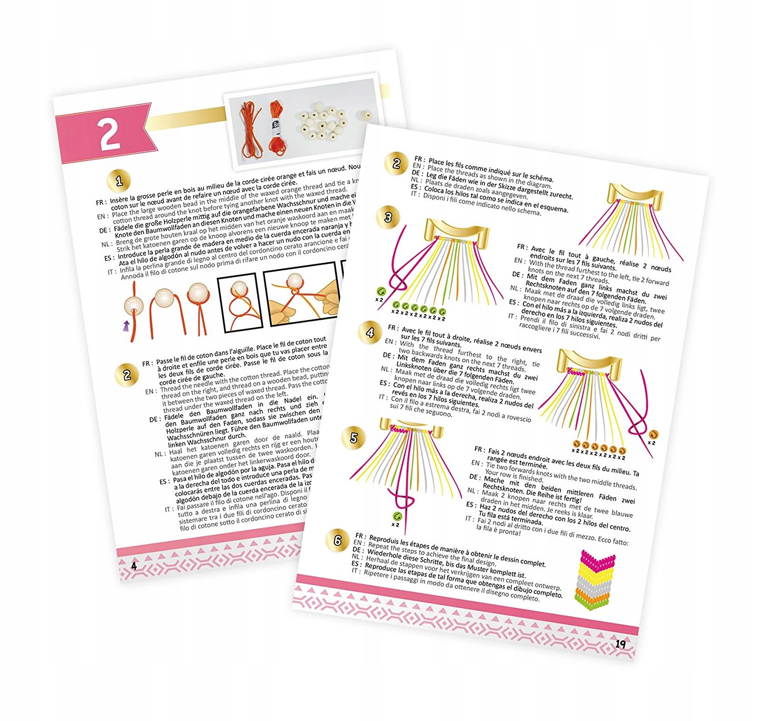 Buki robótki ręczne zestaw Mega bransoletki Wiek dziecka 8 lat +