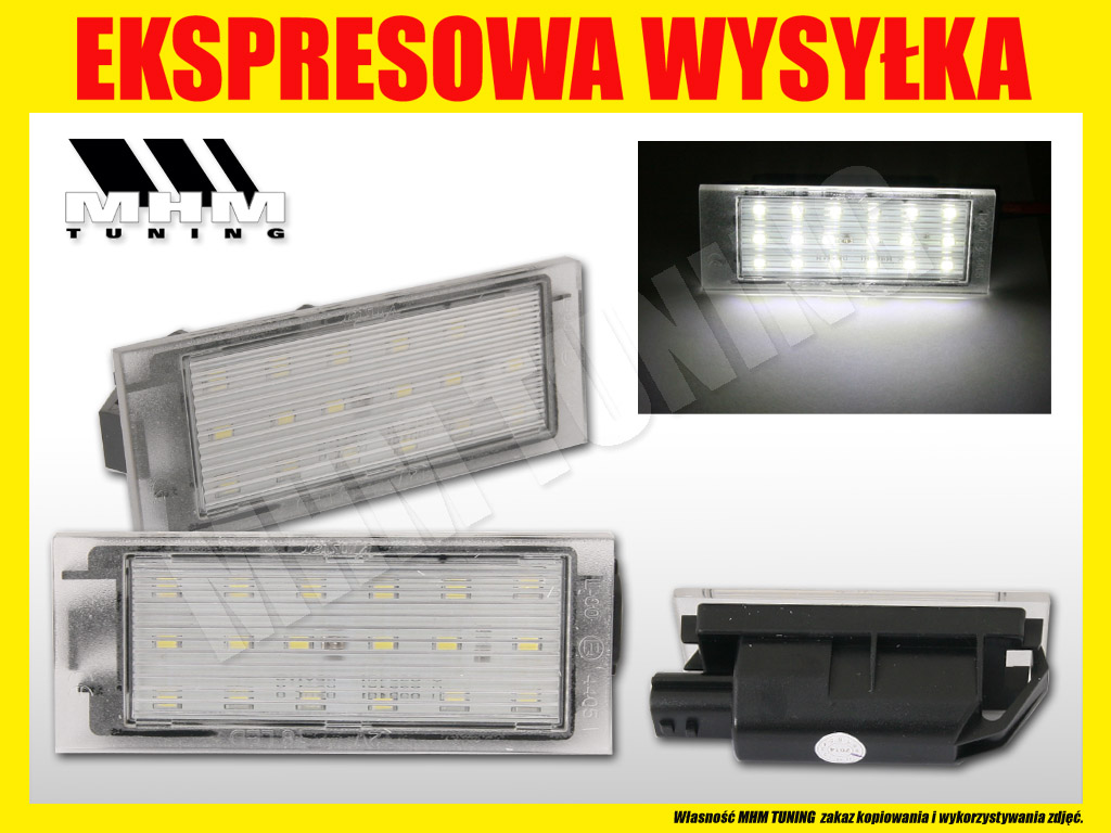 PODSWIETLENIE LED RENAULT MASTER LAGUNA 3 III II 2 Номер каталоге запчасти Prre01 foto 0