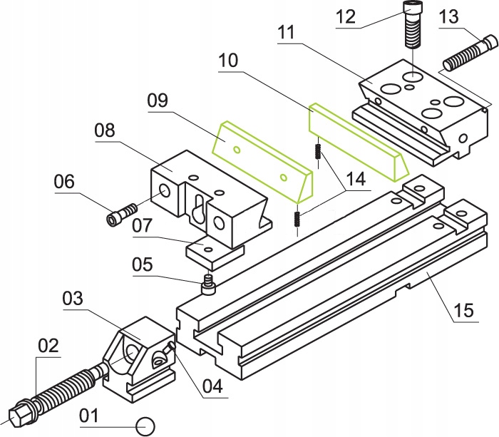 WKŁADKI SZCZĘKOWE ROWKOWANE 100MM DO IMADEŁ FPZ EAN (GTIN) 5904158711939