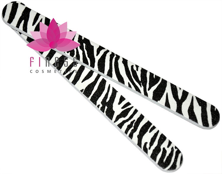 PILNIK ZEBRA PROSTY DWUSTRONNY DO PAZNOKCI Typ prosty