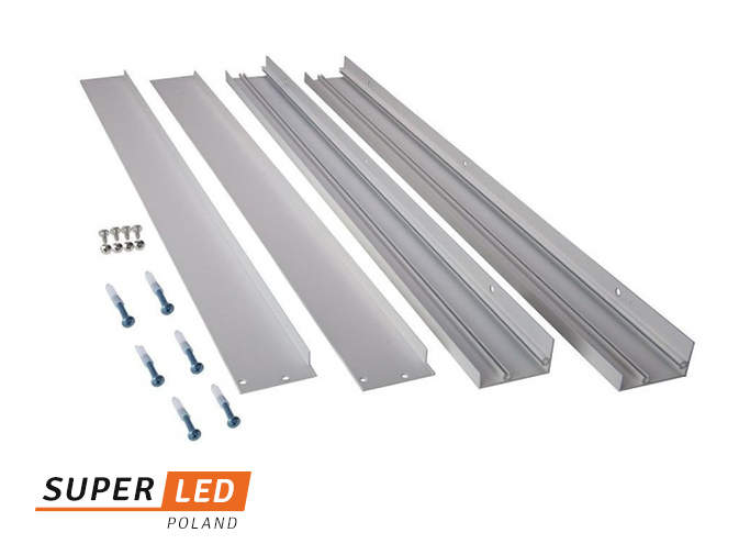 Ramka natynkowa do panel LED 60x60 cm Typ osłonka