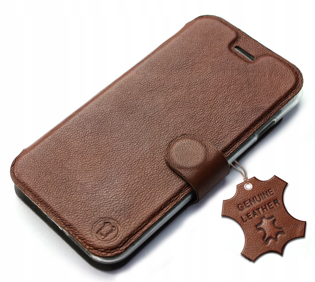 

Etui Mobiwear do Huawei P10 Lite - Brown Leather