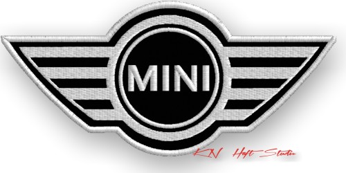

Naszywka termo naszywki Mini Cooper haft 130x60 mm