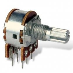 

Potencjometr podwójny 2x A 100k Ohm logarytm(0181)