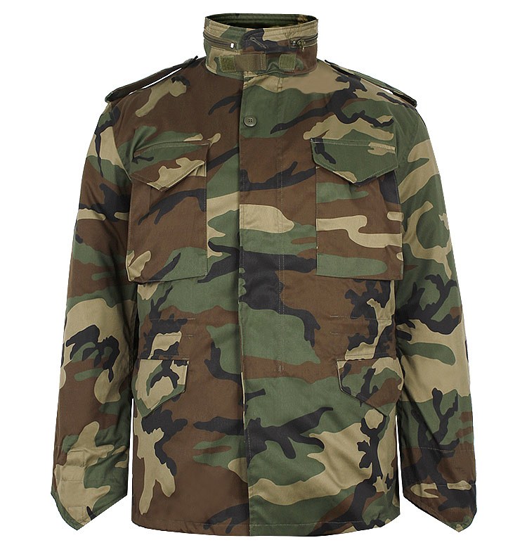 КУРТКА ВОЕННАЯ M65 LINER 2in1 CAMO WOODLAND 4XL оригинал/оригинальная копия