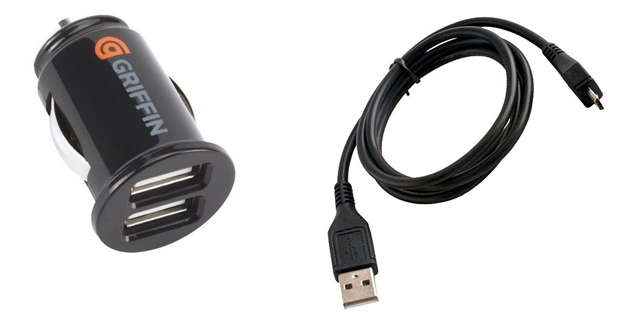 

Ładowarka samochodowa 2xUSB + Kabel Micro samsung