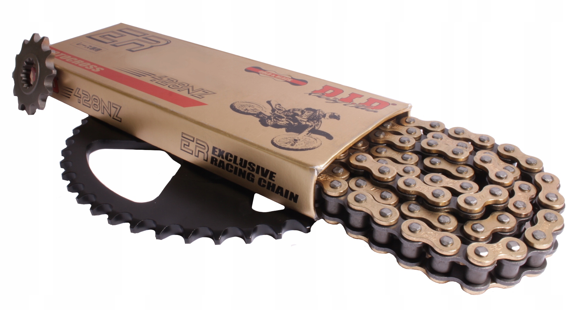 Pohonná sada Suzuki Gz 125 98-10r Marauder Ozubení Řetěz DiD Gold